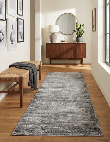 Gray Finsbury Runner Rug