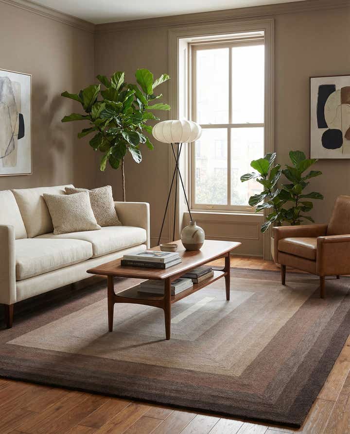 7' 10 x 10' Ombre Wool Rug