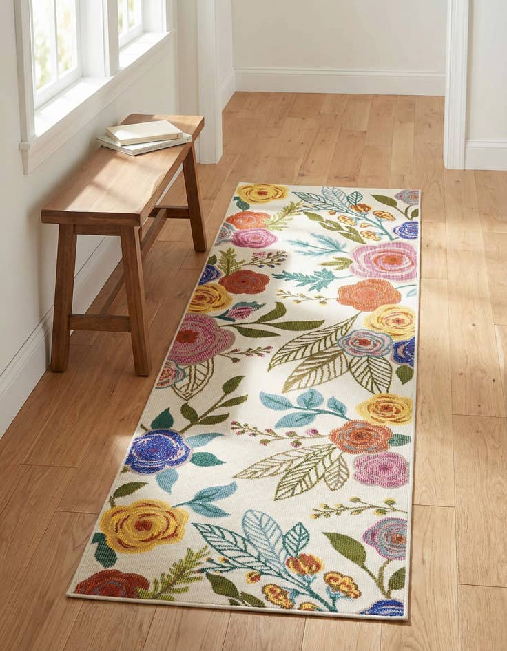 Detail image of 2' x 4' Blossom Runner Rug