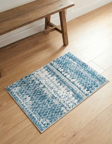 Blue Leipzig Rug