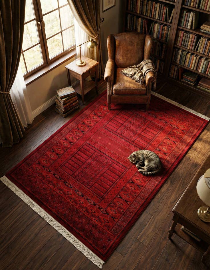 Detail image of 6' x 9' Bokhara Rug