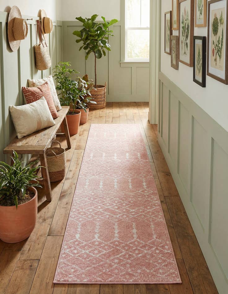 Detail image of 2' x 9' 10 Paxon Trellis Runner Rug