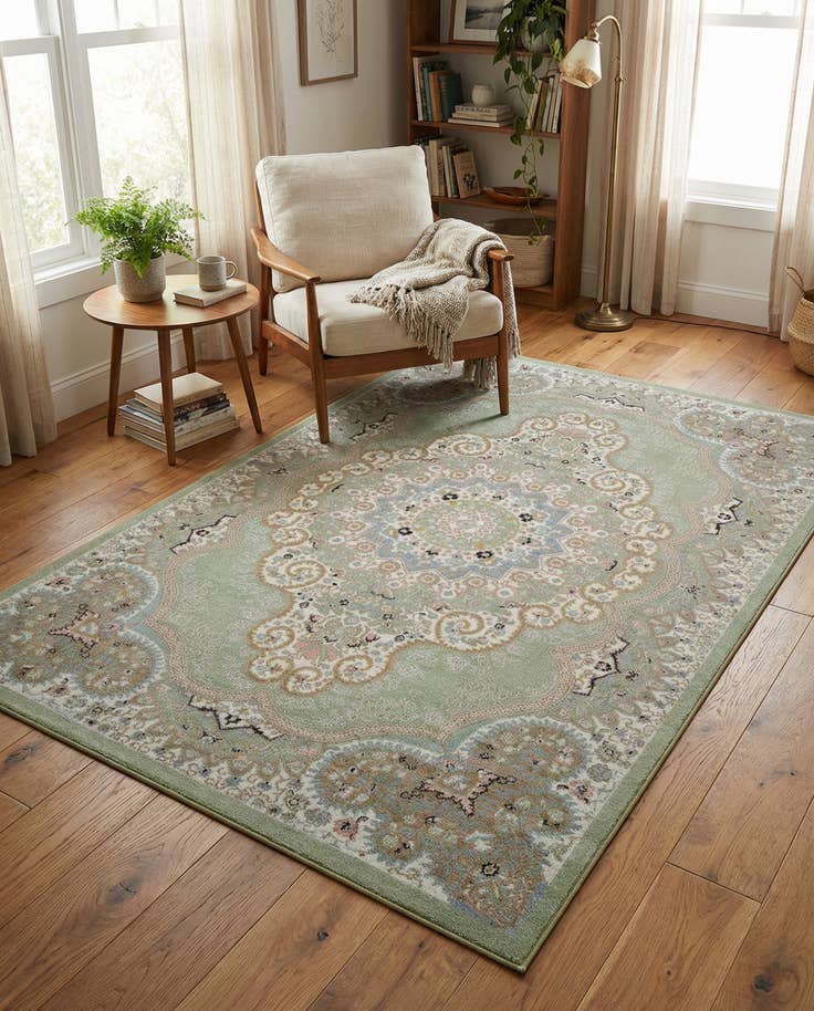 Detail image of 6' x 9' Kamala Washable Rug