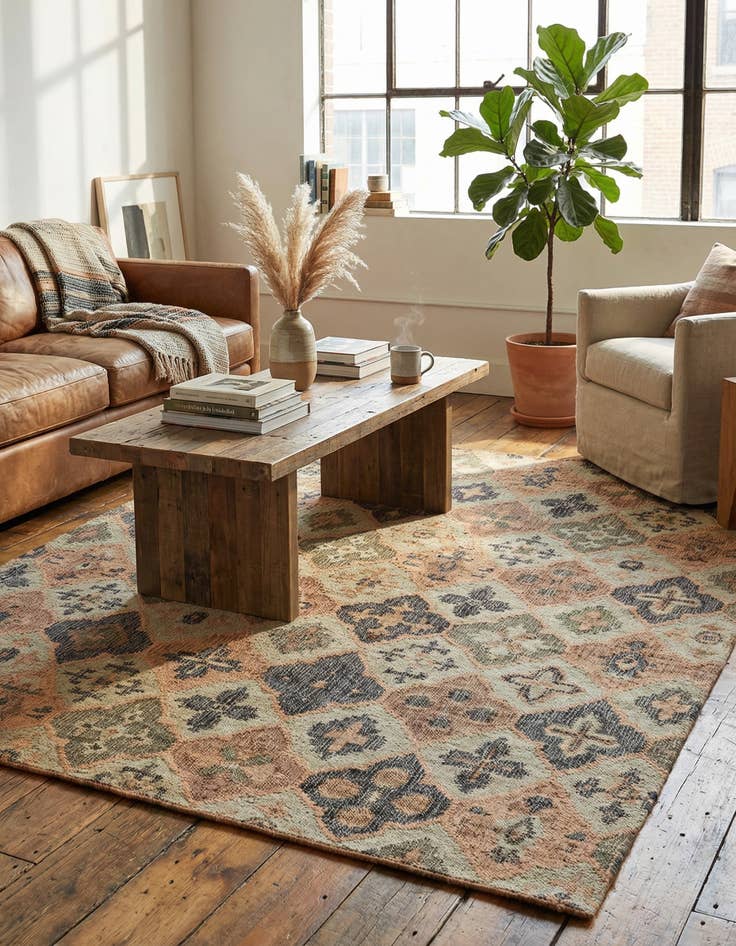 Detail image of 7' 10 x 10' Hand Woven Kala Handwoven Jute Rug