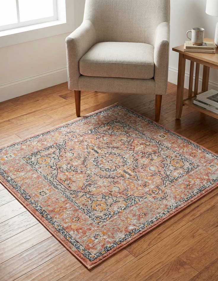 Detail image of 3' 3 x 3' 3 Lola Square Rug