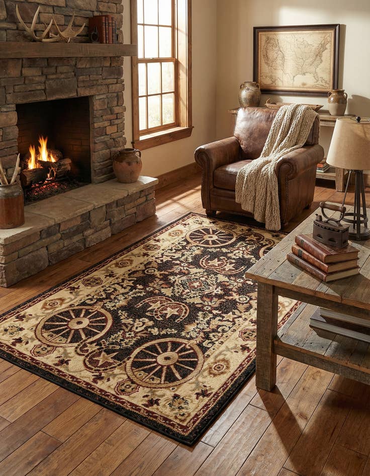 Detail image of 4' x 6' Pioneer Rug