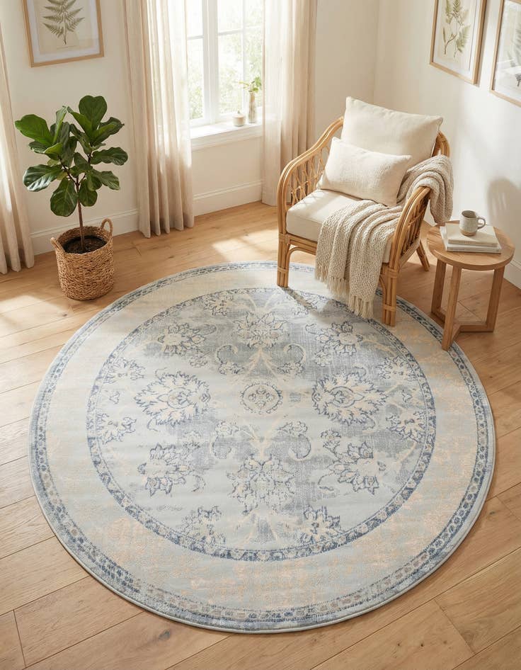 Detail image of 6' x 6' Restoration Round Rug