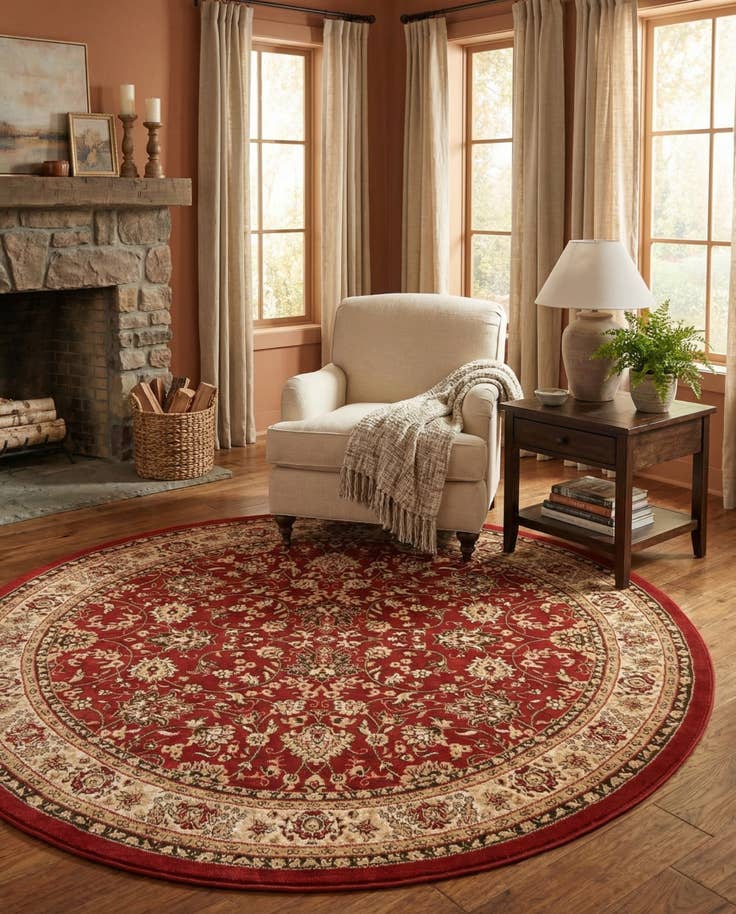 Detail image of 7' 10 x 7' 10 Yasmin Round Rug