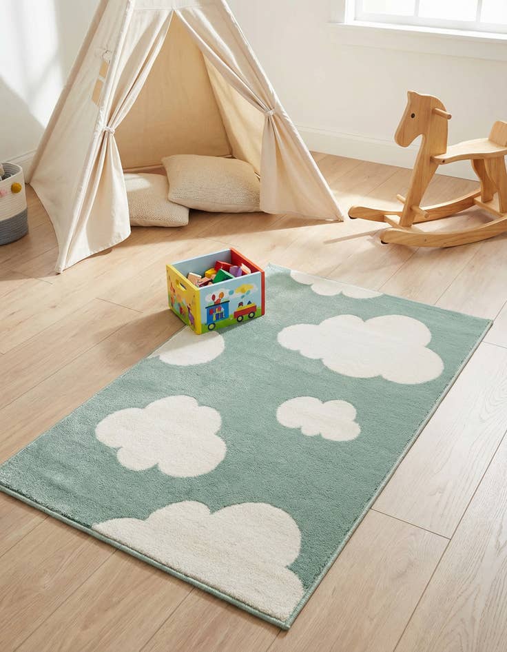 Detail image of 2' x 3' Whimsy Kids Rug
