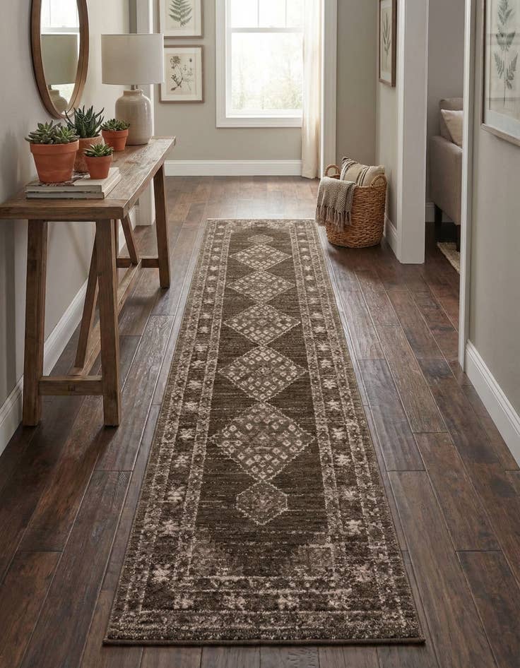 Detail image of 2' 7 x 12' 6 Grand Tradition Rug