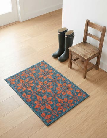 2' x 3' Easy-Clean Lattice Indoor / Outdoor Rug