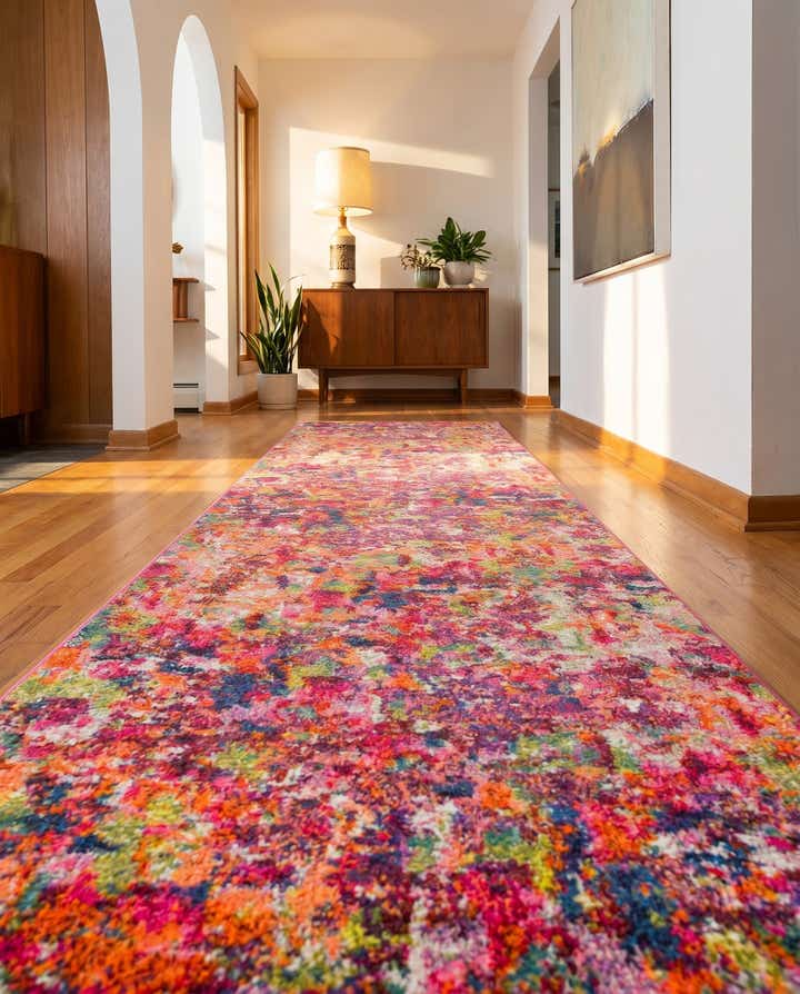 2' 7 x 10' Washable Theia Runner Rug
