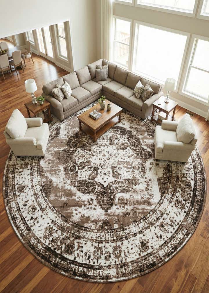 13' x 13' Monte Carlo Round Rug