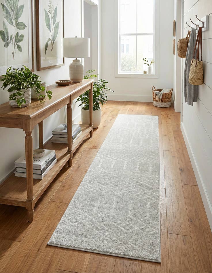 Detail image of 2' x 9' 10 Paxon Trellis Runner Rug