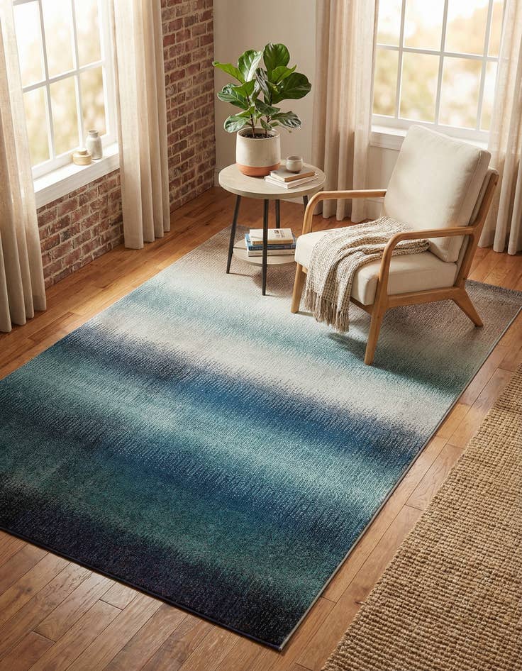 Detail image of 5' x 8' Washable Hyacinth Rug