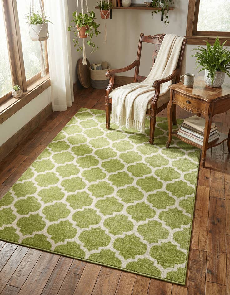 Detail image of 4' x 6' Trellis Rug