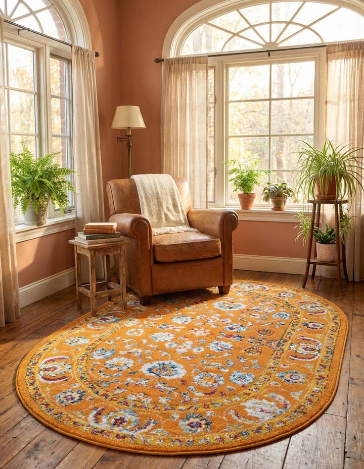 Detail image of 4' x 6' Aurelia Oval Rug