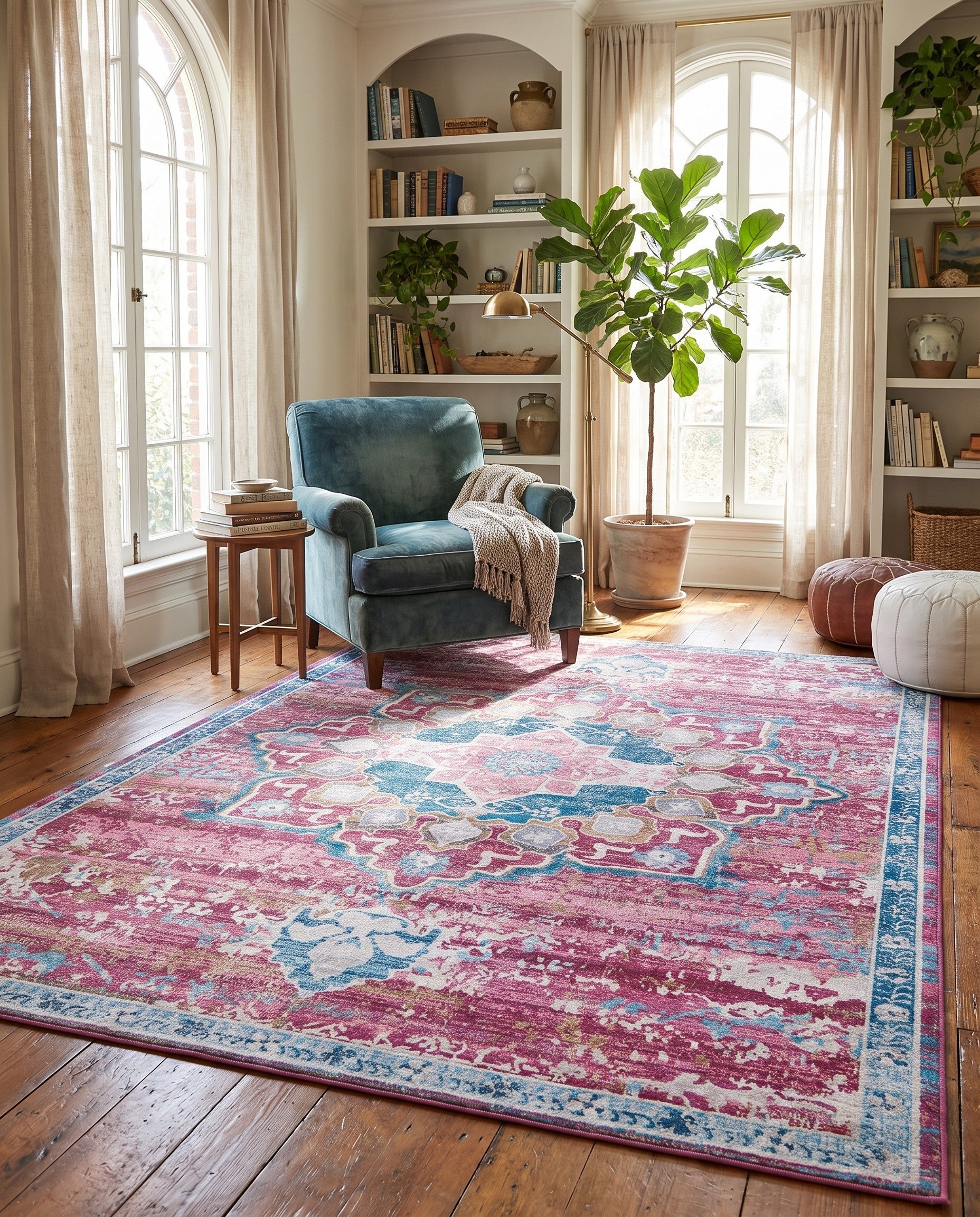 7' 3 x 10' Washable Francesca Rug