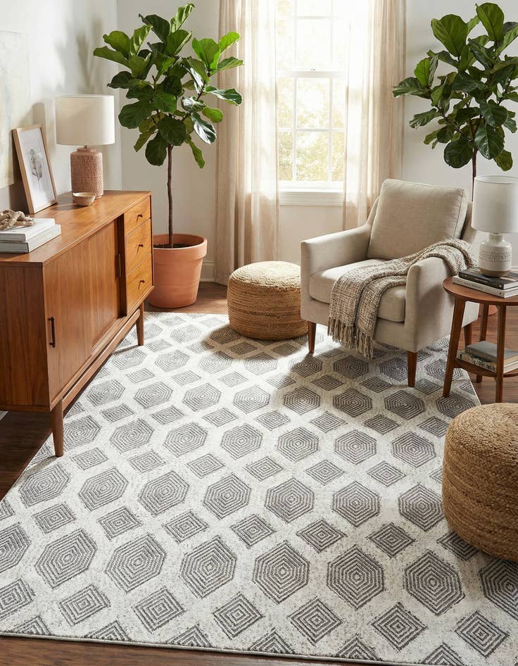 Detail image of 6' 4 x 9' Sabrina Soto Casa Havana Rug