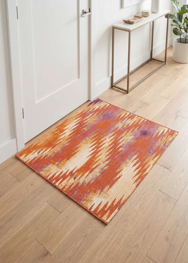 2' 2 x 3' Easy-Clean Modern Indoor / Outdoor Rug