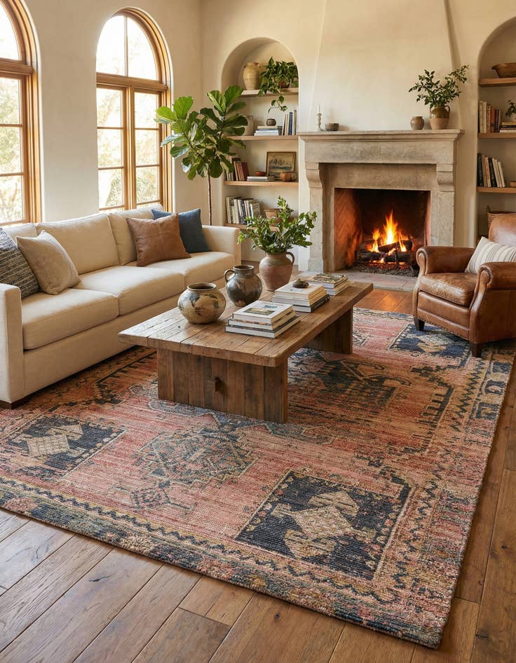 Detail image of 7' 10 x 10'  Hand Woven Chenille Jute Rug