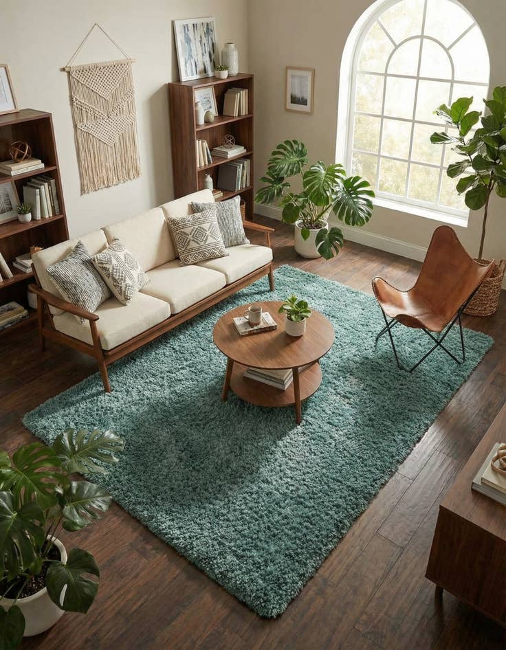 Detail image of 6' x 9' Infinity Shag Rug