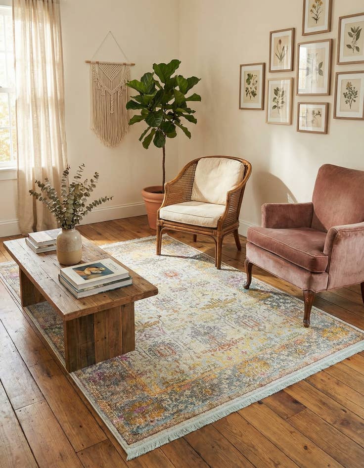 Detail image of 4' 3 x 6' Santiago Rug