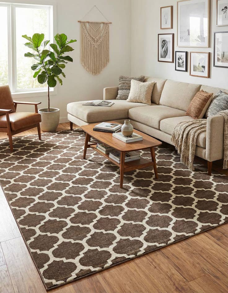 Detail image of 10' 8 x 16' 5 Trellis Rug