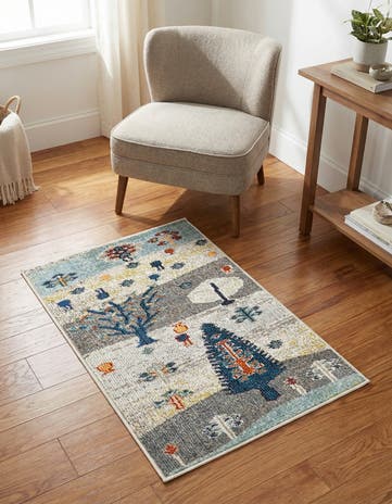 2' 2 x 3' Washable Vivid Rug