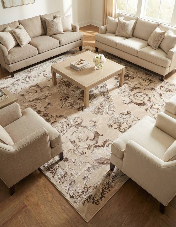 Detail image of 7' 10 x 7' 10 Finsbury Square Rug