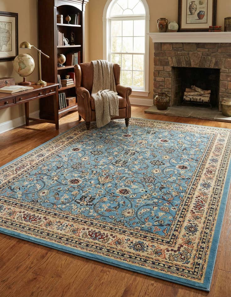 Detail image of 10' x 13' Kashan Design Rug