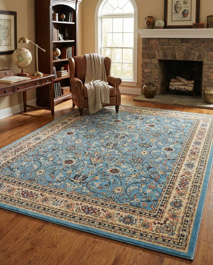 Detail image of 10' x 13' Kashan Design Rug