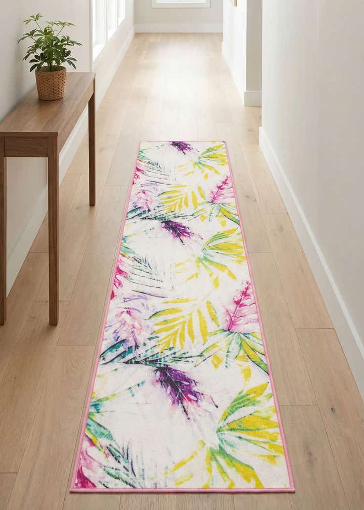 2' x 8' Easy-Clean Jill Zarin Caribbean Indoor / Outdoor Runner Rug