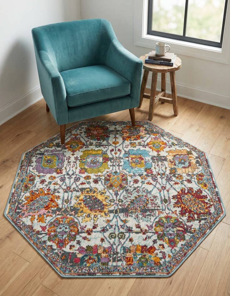 Detail image of 4' x 4' Paragon Octagon Rug