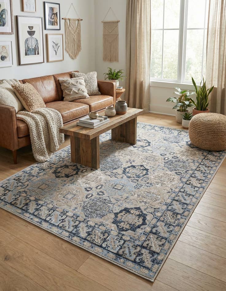 Detail image of 6' x 9' Kamala Washable Rug