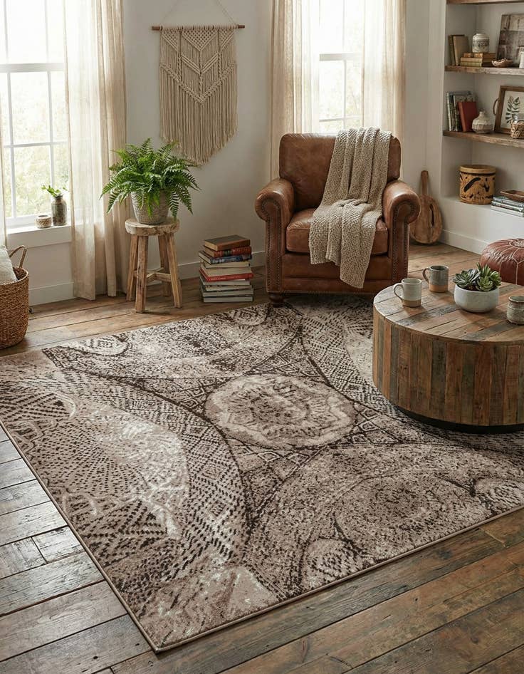 Detail image of 6' x 6' Monte Carlo Square Rug