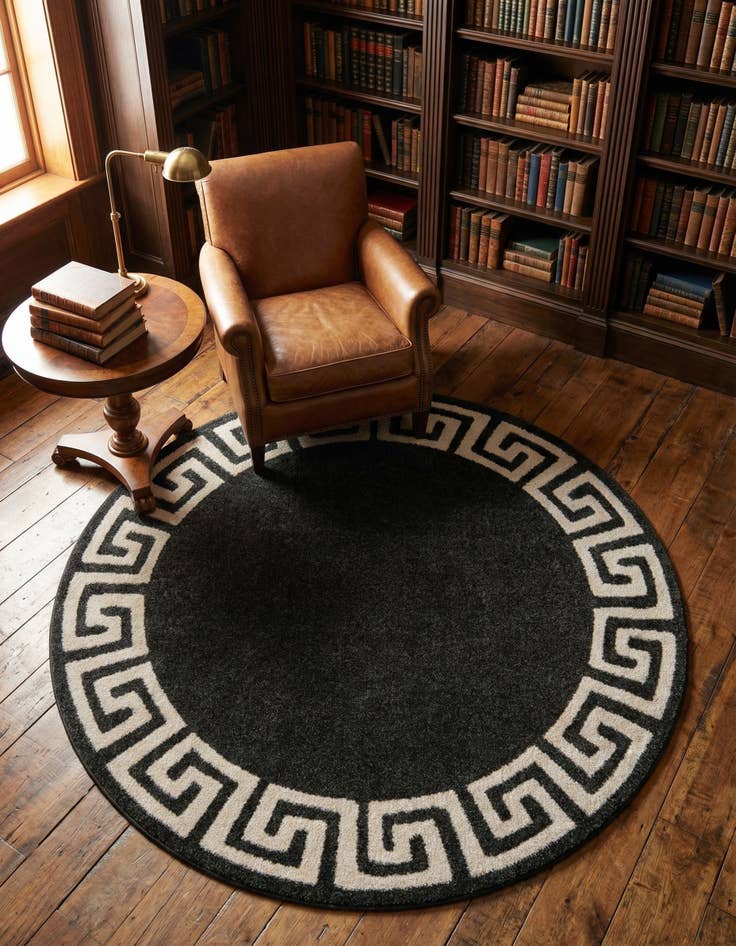 Detail image of 6' x 6' Hera Round Rug