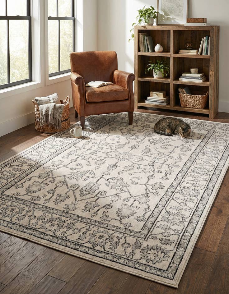 Detail image of 5' 3 x 8' Eco Traditional Rug