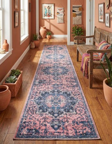 2' x 13' Washable Francesca Runner Rug