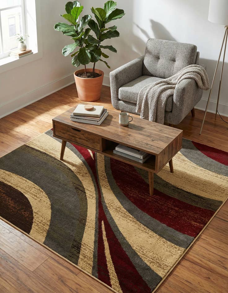 Detail image of 5' 3 x 5' 3 Cafe Square Rug