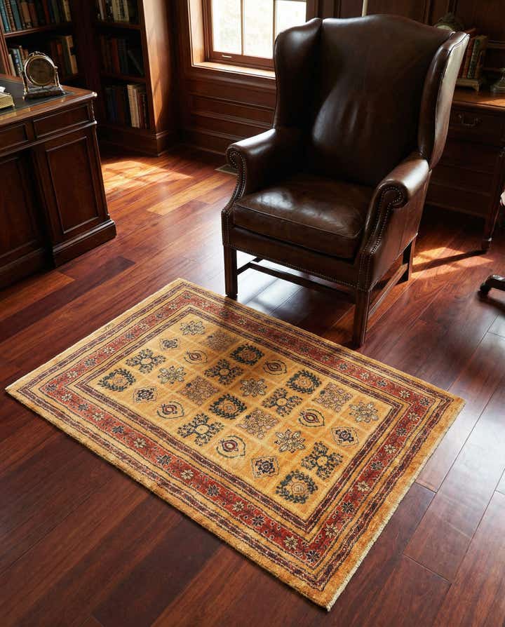 3' 5 x 5' 1 Kashkuli Wool Rug