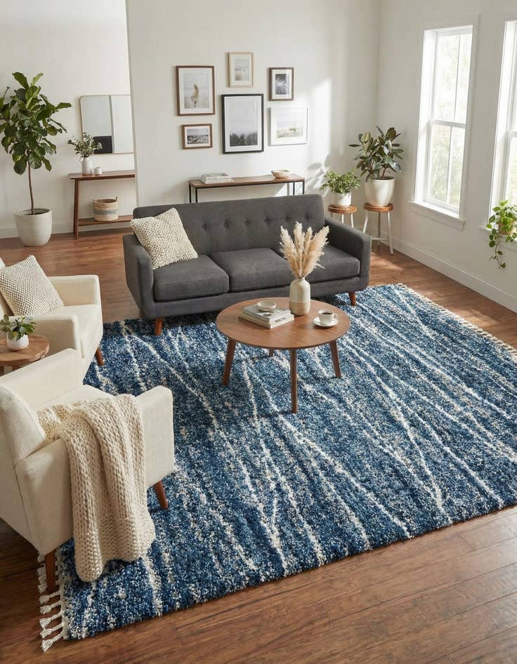 Detail image of 9' x 12' Serenity Shag Rug