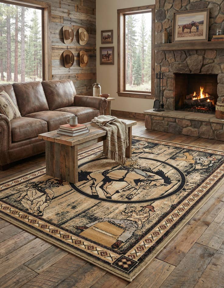 Detail image of 6' x 9' Pioneer Rug