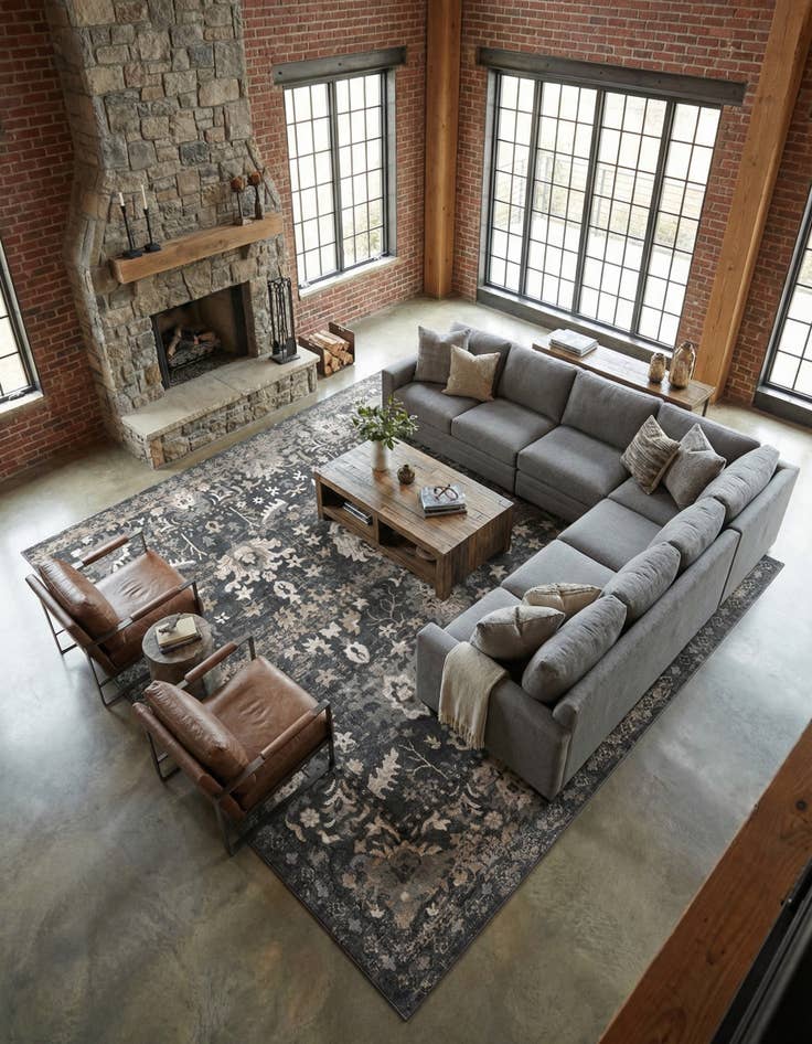 Detail image of  13' x 13' Oregon Square Rug