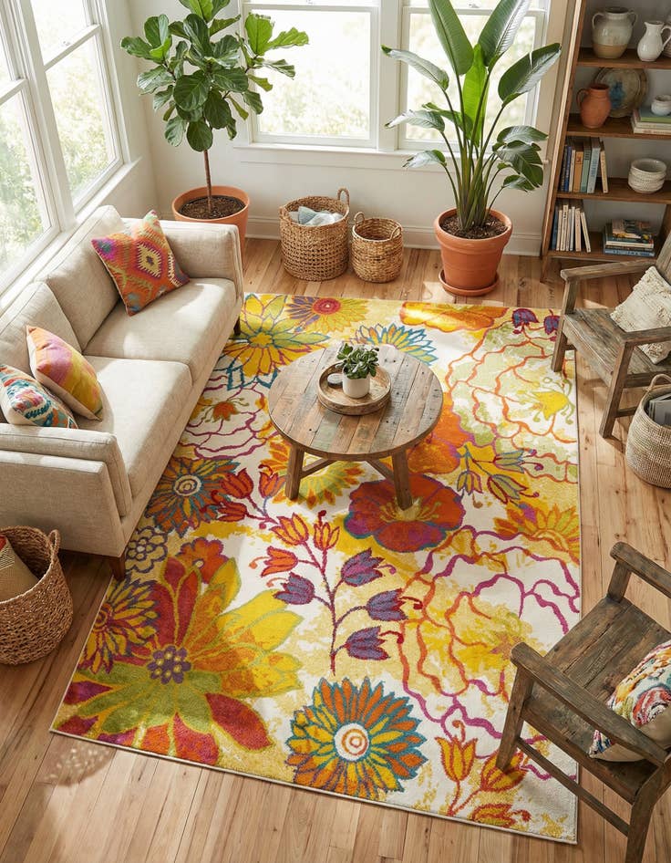 Detail image of 6' x 9' Florence Rug