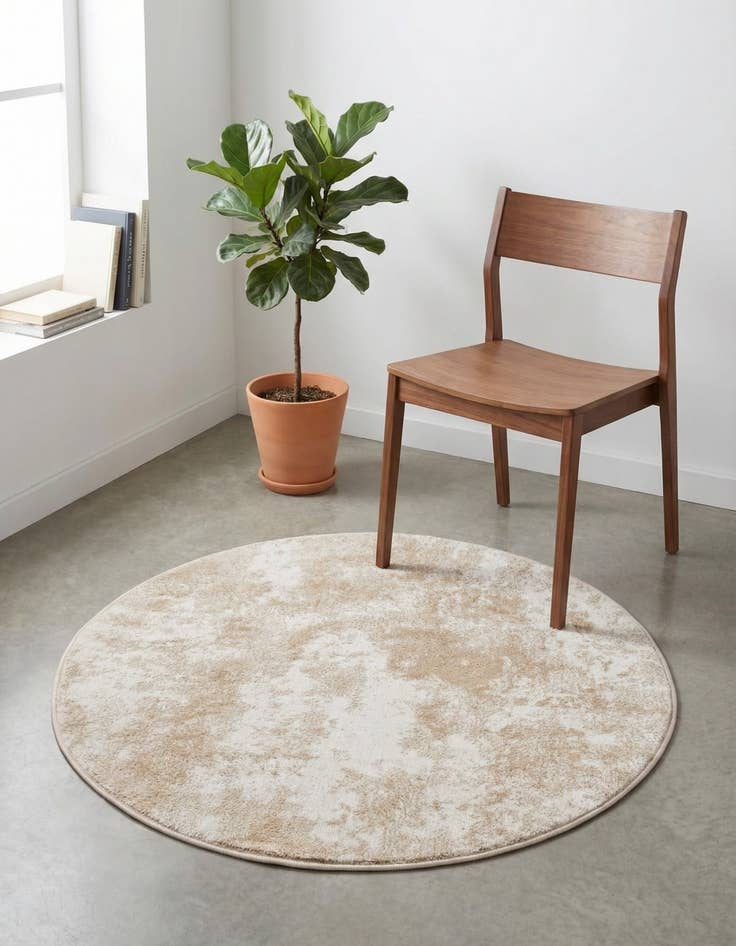 Detail image of 3' x 3' Aurora Round Rug