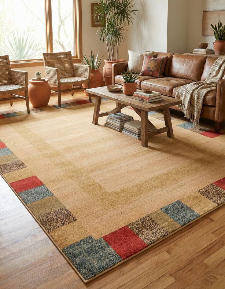 Detail image of 8' x 11' Kashkuli Gabbeh Rug