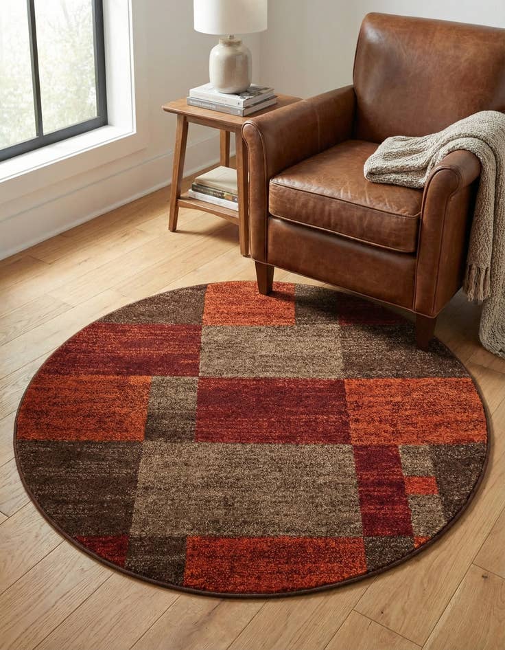 Detail image of 4' 1 x 4' 1 Equinox Round Rug