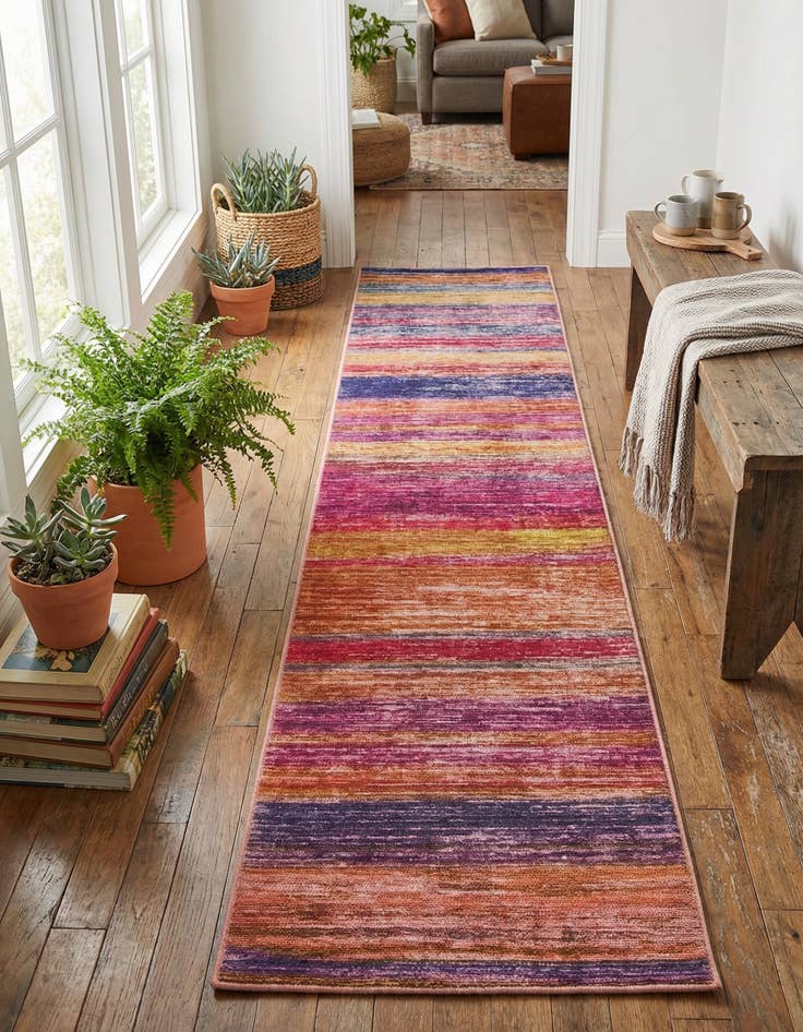 Detail image of 2' 6 x 12' Asha Runner Rug