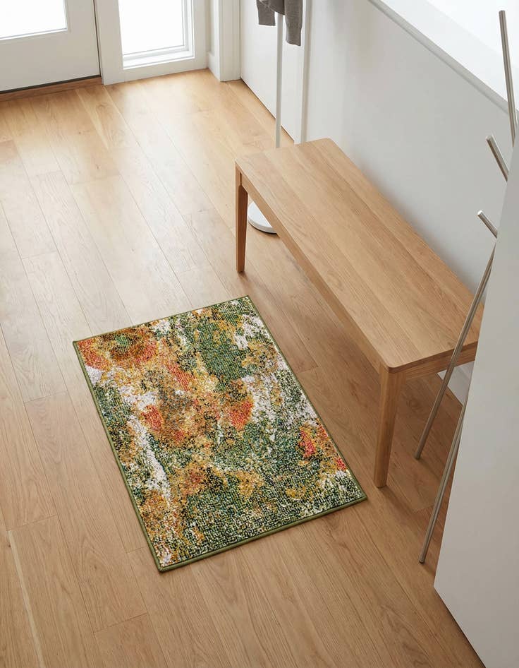 Detail image of 2' x 3'  Washable Haerfest Rug